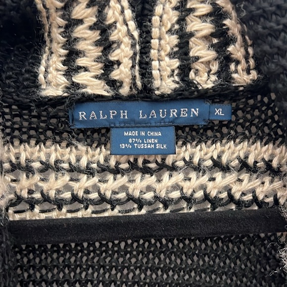 Semi sheer Ralph Lauren cozy cardigan - Picture 2 of 4